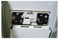Шкаф телекоммуникационный напольный ШТК-М. Для организации охлаждения оборудования предусмотрена установка вентиляторных модулей.