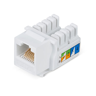 Cabeus KJ-RJ45-Cat.5E-90 Вставка Keystone Jack RJ-45.