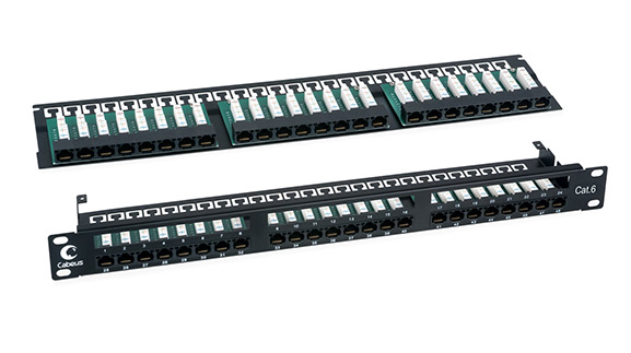 Патч-панель 19 (1U), 48 портов RJ-45, категория 6, Dual IDC.<br />Для удобства монтажа верхняя кроссированная панель съёмная.