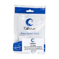 Cabeus KJ-RJ45-Cat.5E-180 Degree Вставка Keystone Jack RJ-45(8P8C).