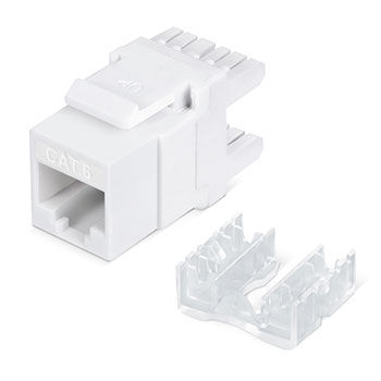 Cabeus KJ-RJ45-Cat.6-180 Degree Вставка Keystone Jack RJ-45(8P8C).