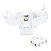 Cabeus KJ-RJ45-Cat.5E-SH-180-Tooles Вставка Keystone Jack RJ-45(8P8C).