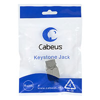 Cabeus KJ-RJ45-Cat.5E-SH-180-Tooles Вставка Keystone Jack RJ-45(8P8C).