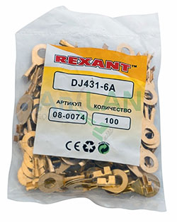 НАКОНЕЧНИК КОЛЬЦЕВОЙ (НК D6.2мм) 0.5-0.8мм? (DJ431-6A) REXANT